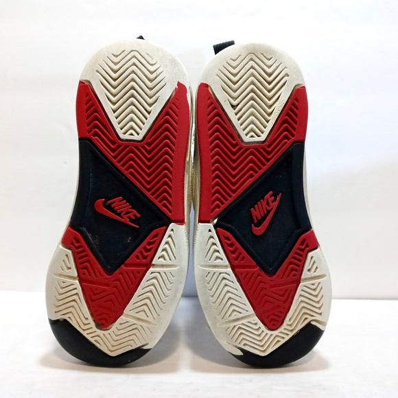 Vintage 90s NIKE FLIGHT High Top Sneakers - Kid's Size 11.5 - Picture 6 of 12